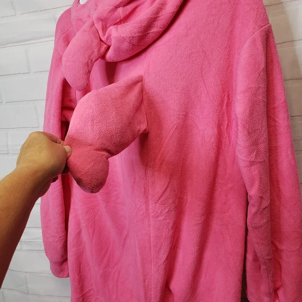 Mommy Pink Shark Cozy Full Body Cosplay Costume Size Medium M